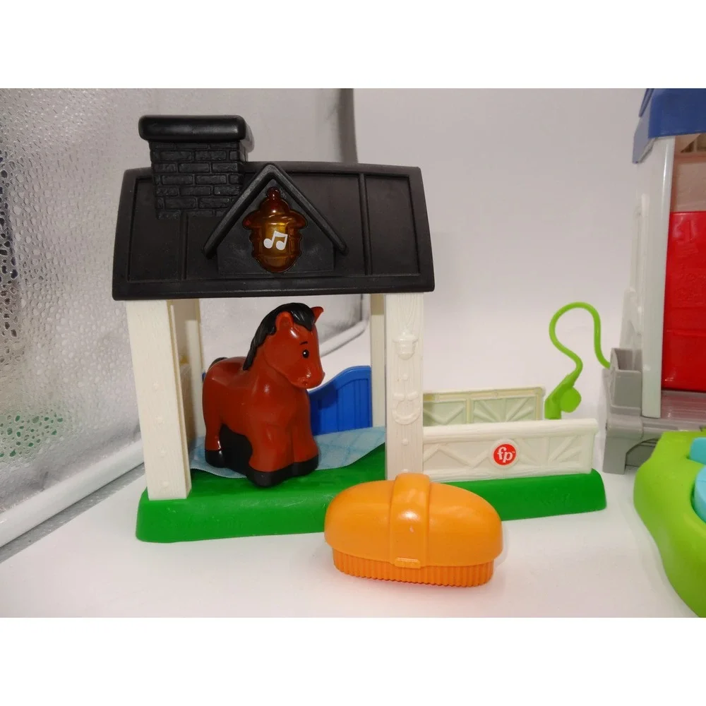 Fisher-Price Little People Friends Together Play House and Horse Stable Playset